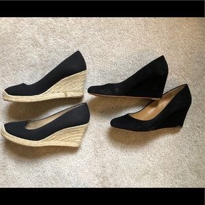 Lot of two Jcrew wedges, women’s size 8.5